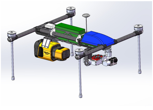 Ecodrone? UAS-4 Pro轻盈型一体式多光谱-激光雷达遥感系统